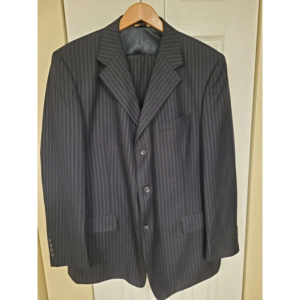 LUCA ROSSI ITALIA Mens 44R 2piece Suit W38x28 sleeve 33